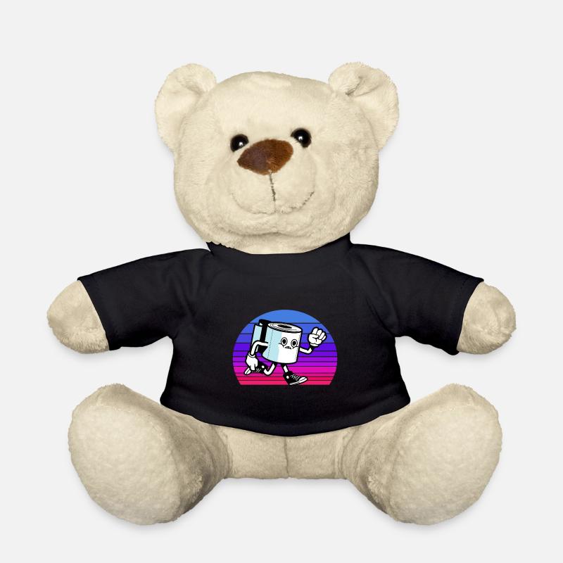 Toilettenpapier - Teddy - Schwarz