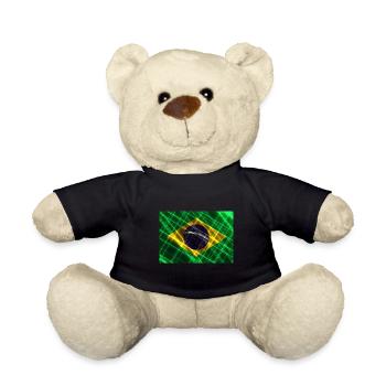 Brazil - Teddy Bear - black - Front