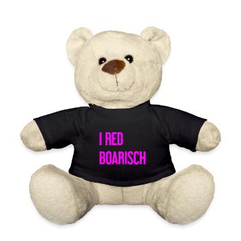 I red boarisch - Teddy - Schwarz - Vorne