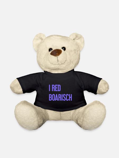 I red boarisch - Teddy - Schwarz