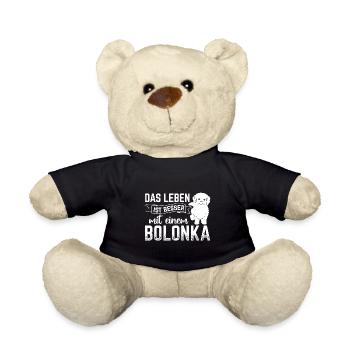 Hund Hundeliebhaber Bolonka - Teddy - Schwarz - Vorne