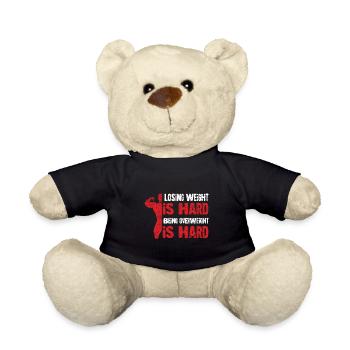 Bodybuilding Kraftsport Fitness Muskelaufbau - Teddy - Schwarz - Vorne