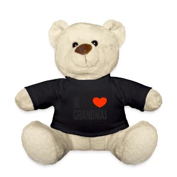 Ich liebe Großmütter - Teddy - Schwarz - Vorne