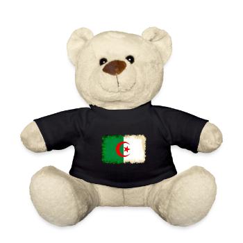 Gift for Algeria - Teddy Bear - black - Front