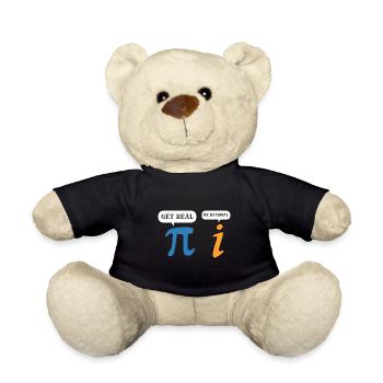 Get Real Be Rational Mathematikprofessor - Teddy - Schwarz - Vorne