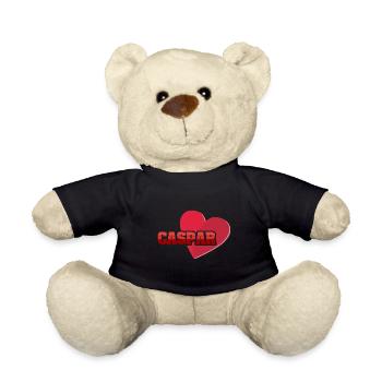 Caspar als Vorname - Teddy - Schwarz - Vorne