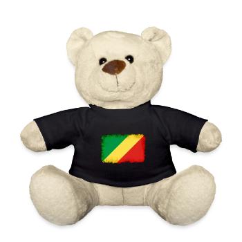 Republic of the Congo - Teddy Bear - black - Front