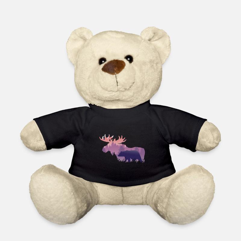 Elch - Teddy - Schwarz