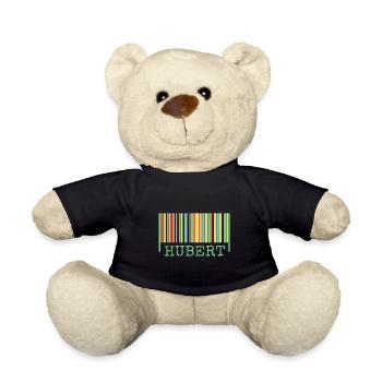 Vatertag Hubert - Teddy - Schwarz - Vorne