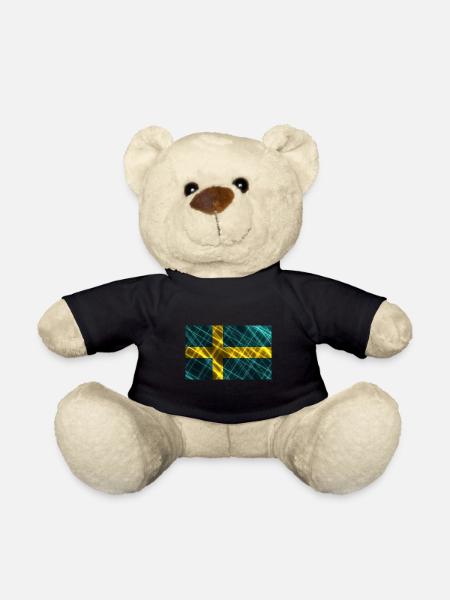 Land Schweden - Teddy - Schwarz