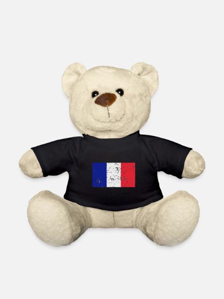 Frankreich - Teddy - Schwarz