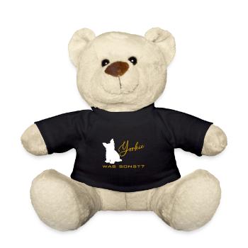 Yorkshire Terrier Yorkie was sonst Silhouette - Teddy - Schwarz - Vorne