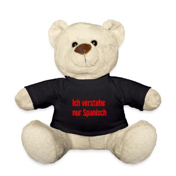 Ich verstehe nur Spanisch - Teddy - Schwarz - Vorne