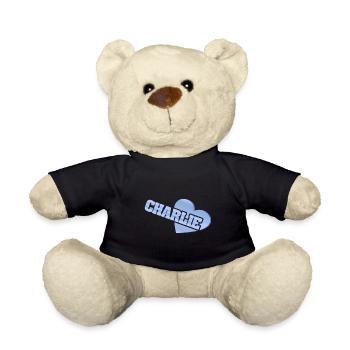 Love Charlie - Teddy Bear - black - Front