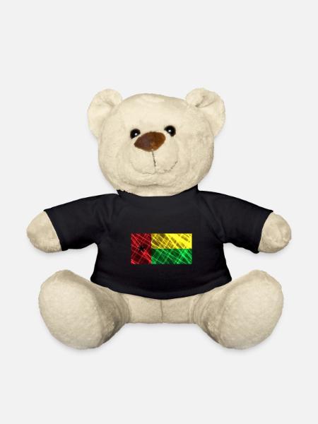 Geschenk für Bissau - Teddy - Schwarz