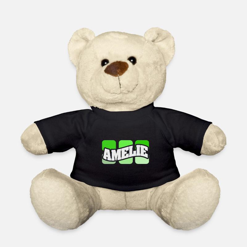 Name Amelie - Teddy - Schwarz