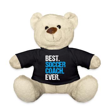Best football coach of all time gift - Teddy Bear - black - Front