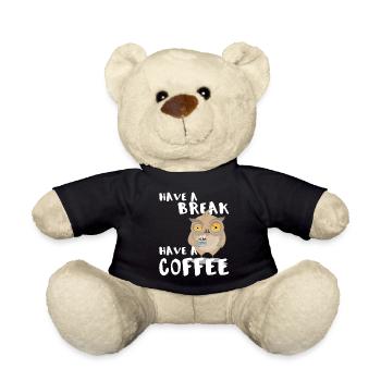 Have a break, Have a coffee - Owl Cup Coffee - Nounours - noir - Devant