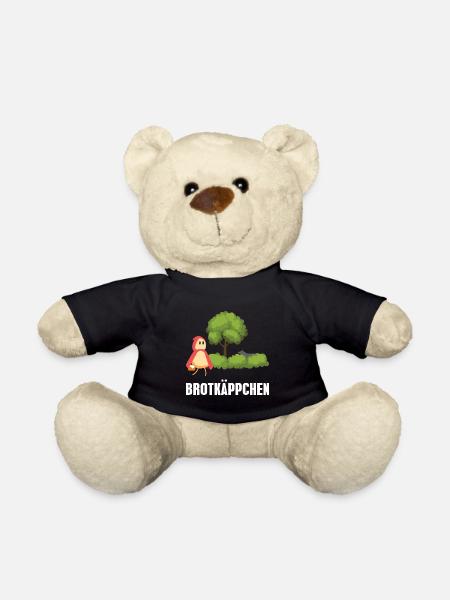 Brotkäppchen - Rotkäppchen Wolf Oma Märchen - Teddy - Schwarz