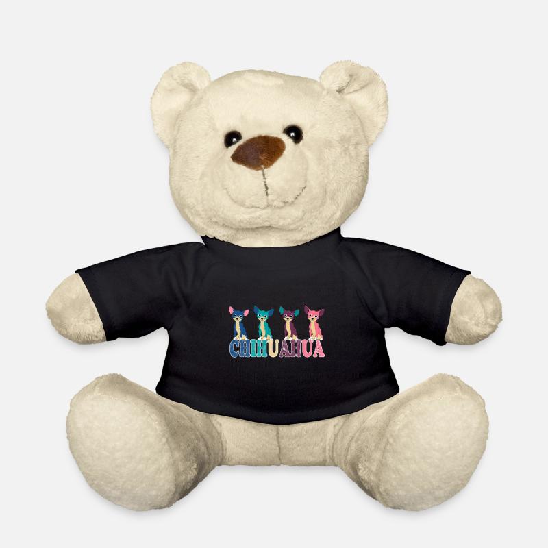 Cadeau drôle de patte de chiot de chien chihuahua - Nounours - noir
