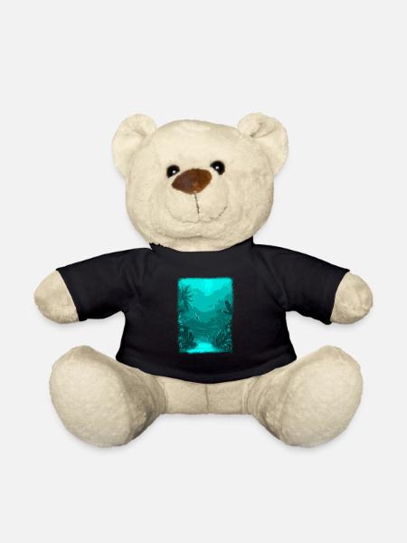 underwater aquarium sea diving coral - Teddy Bear - black