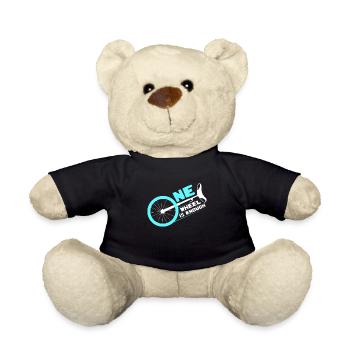 Einrad Fahrer - Teddy - Schwarz - Vorne