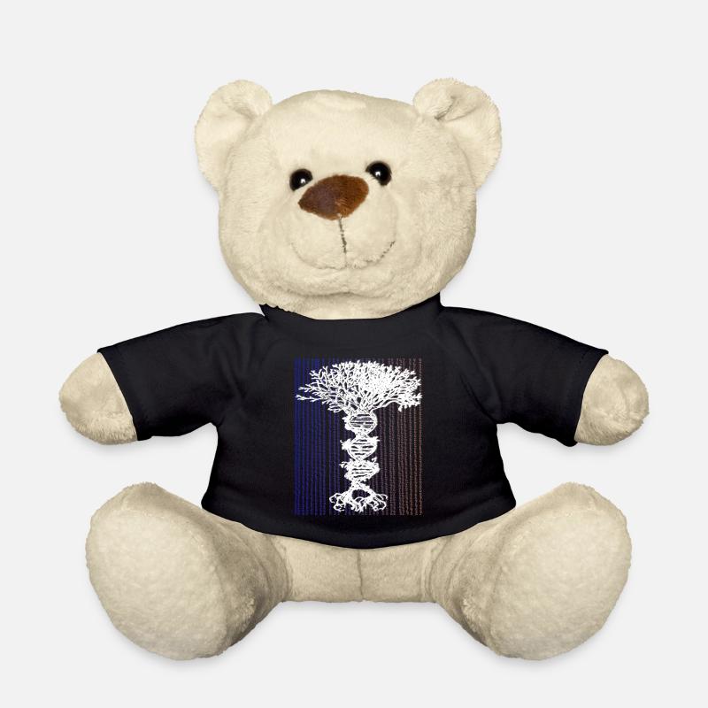 DNA-Baum des Lebens Glücksbaum - Save the World - Teddy - Schwarz