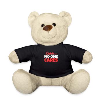 Synthetisches Shh Inge interessiert Geschenk - Teddy - Schwarz - Vorne