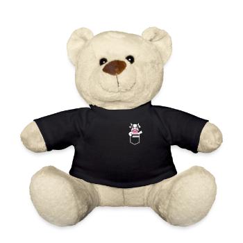Pocket Cute Cow - Teddy - Schwarz - Vorne