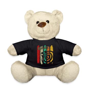 jeu de fléchettes - Nounours - noir - Devant