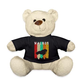 Walross - Teddy - Schwarz - Vorne
