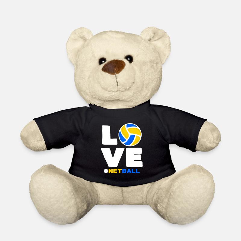 Netball - Teddy Bear - black