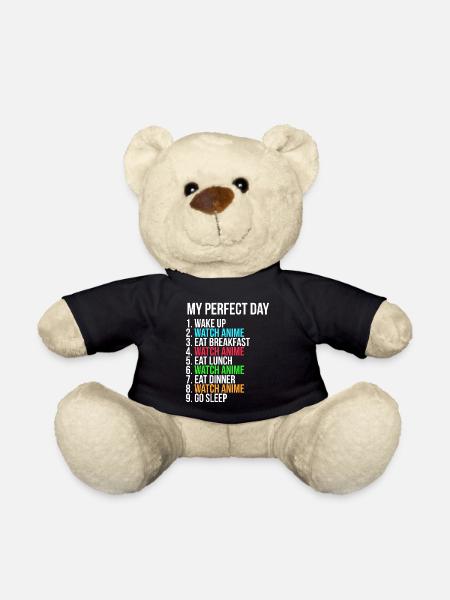 Anime Tag Convention Baka Cosplay Manga Cadeau - Nounours - noir