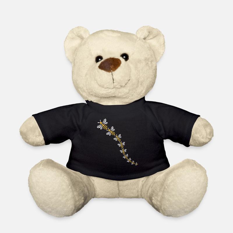 Beaucoup d’abeilles - Sauvez les abeilles - Nounours - noir