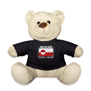 Greenland - Teddy Bear - black - Front