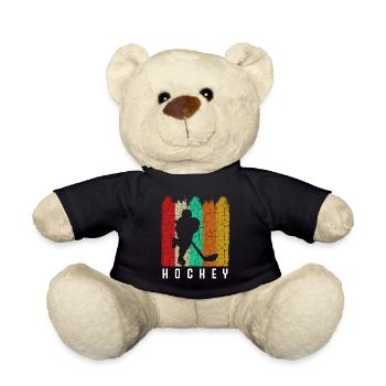 Eishockey - Teddy - Schwarz - Vorne