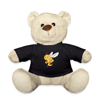 Bee beekeeper bees gift shirt - Teddy Bear - black - Front