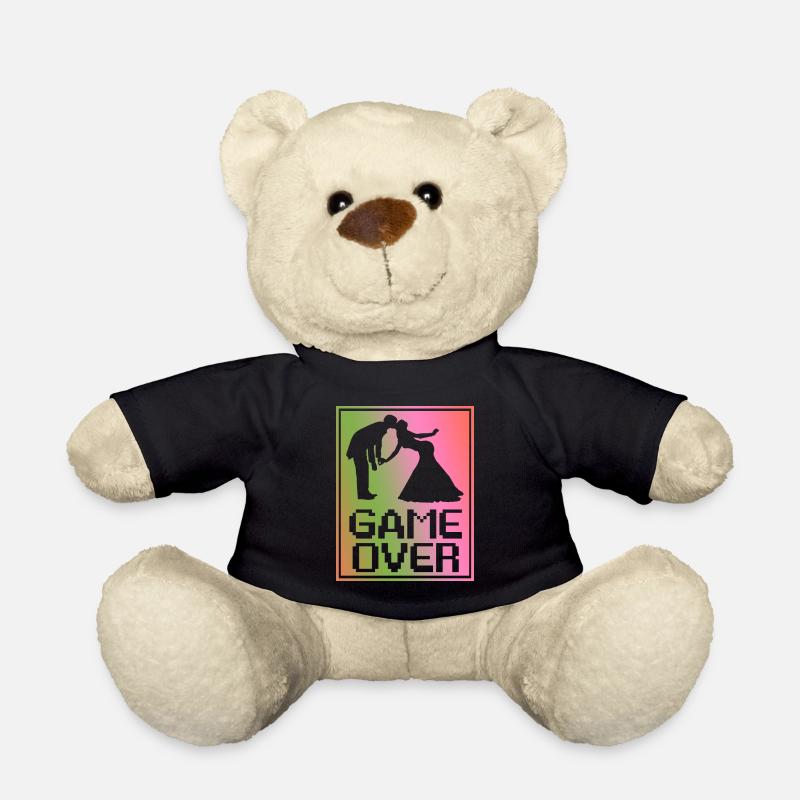 Hochzeit - game over. Das Spiel ist aus. - Teddy - Schwarz