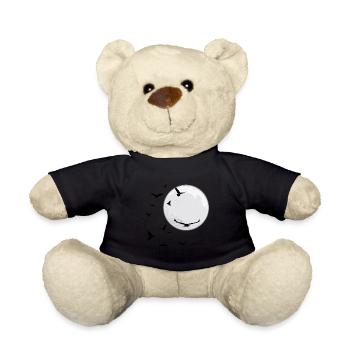 Astronomie Nachtschwärmer Mond Weltraum Geschenk - Teddy - Schwarz - Vorne