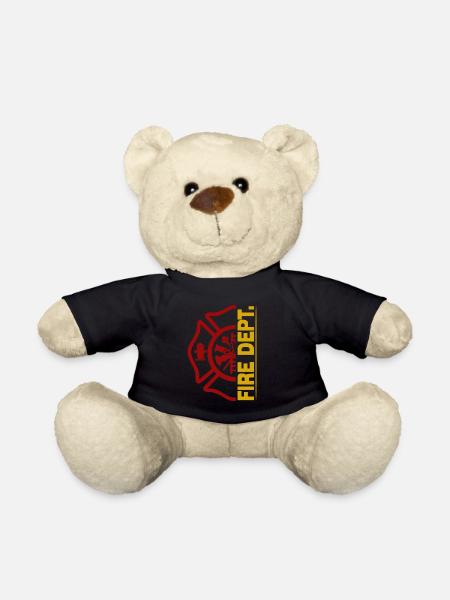 Fire Dept. - Feuerwehr - Teddy - Schwarz