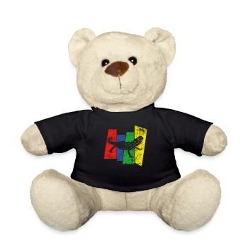 Lizard - Teddy Bear - black - Front