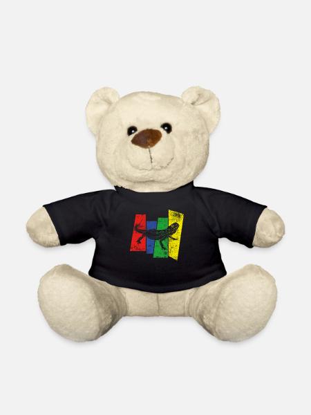 Echse - Teddy - Schwarz