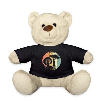 Mushroom Picker Mushrooms - Teddy Bear - black - Front