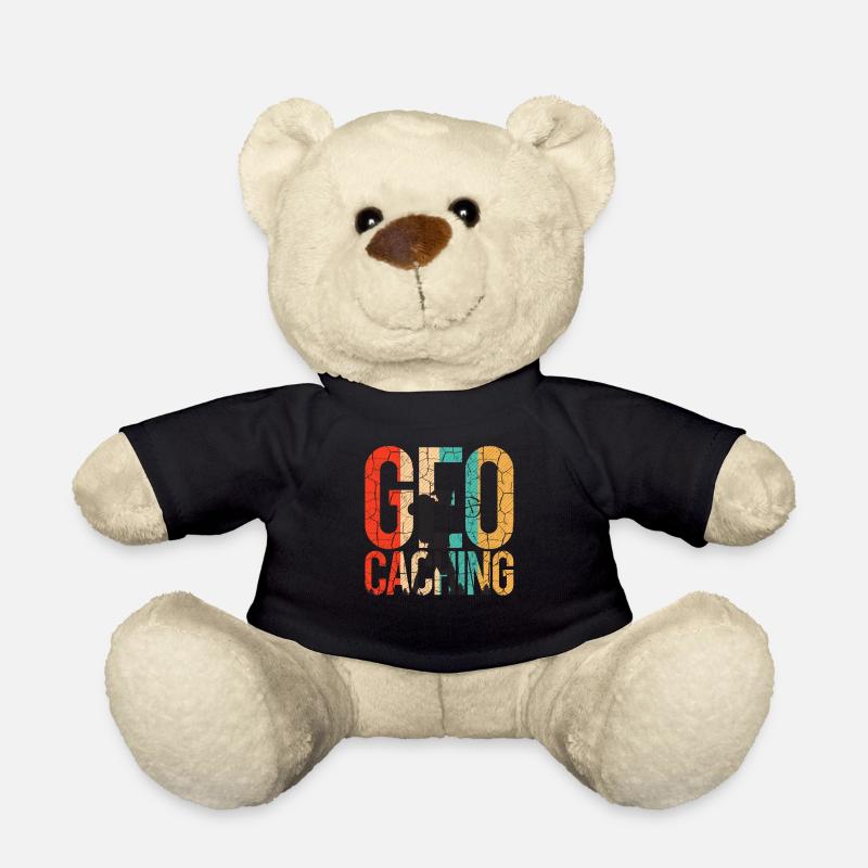 Geocaching - Teddy - Schwarz