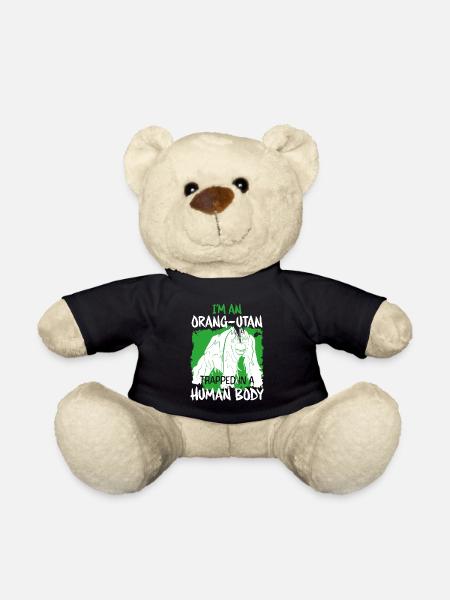 Monkey Orangutan - Teddy Bear - black