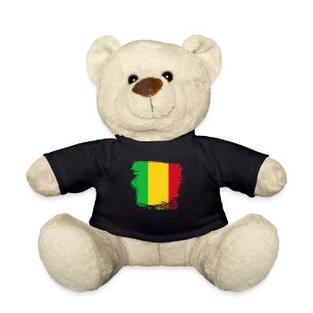 Drapeau du Mali - Nounours - noir - Devant