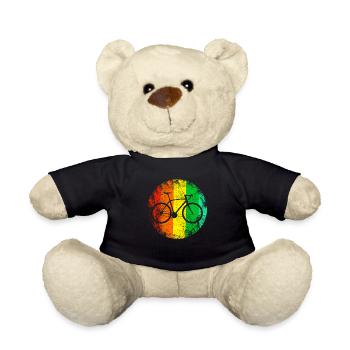 Vintage bicycle - Teddy Bear - black - Front