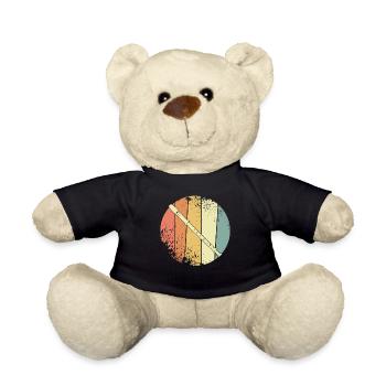 Recorder Flute - Teddy Bear - black - Front