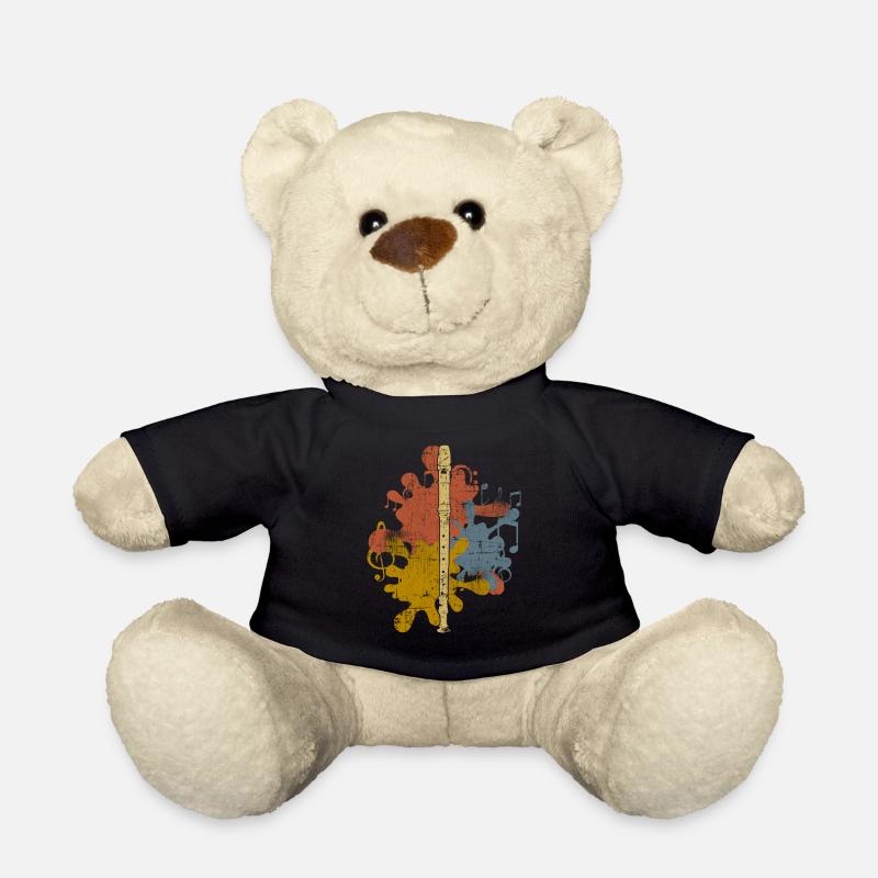 Flöte - Teddy - Schwarz