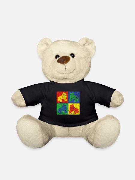 Rollschuh - Teddy - Schwarz